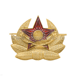 Кокарда мет. Казахстан (звезда и беркут в венке) зол.