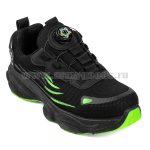 Кр. тактические Safety shoes (мод. 6618) (автоматические шнурки) черные (Кит.)
