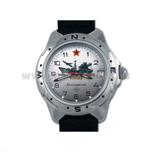 Часы наручные механич. "Командирские" (без автоподзавода) Дизайн циферблата может несколько отличаться от представленного на фото