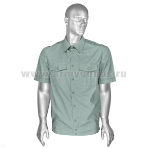 Рубашка форм. мужская (кор.рук.) фисташковая ФТС России