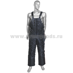 Брюки зимние (полукомбинезон) Полиция (твилл/файбертек) (к курткам всесезоным укороченным и удлиненным) р-ры с 40  по 60