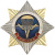Значок мет. Орден-звезда ВДВ (эмблема нов/обр)
