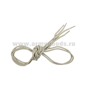 Шнурки для берцев 1,7 м бежевые
