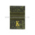 Ф/пог. "русская цифра" вышит. поперечные полосы оливк. (сержант + "К" (желт)