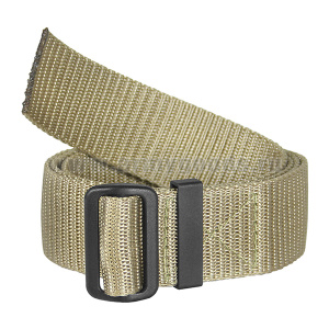 Ремень брючный тесьма (ширина 40 мм) с пряжкой полистирол бежевый