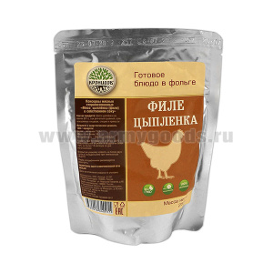 Консервы обеденные Филе цыпленка в собственном соку (250 г) (готовое блюдо в фольге)