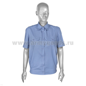 Рубашка форм. офиц. женская (кор.рук.) голубая ФСБ/ПС ФСБ р-ры с 43