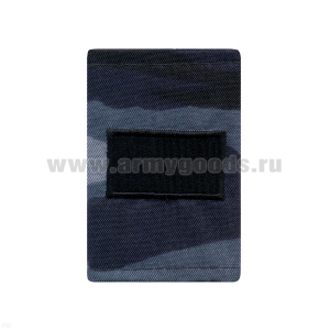 Ф/пог. "камыш" серый вышит. черн. (ст. сержант - лычки МВД)