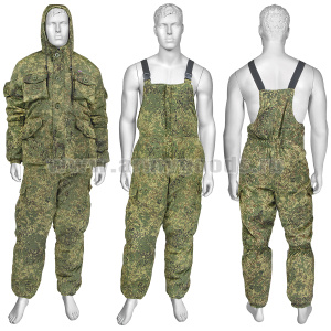 Костюм зим. "русская цифра" (ткань "Rip-Stop") флисовый подклад