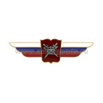 Значок мет. Должностной знак начальника высшего военного училища и профессиональной образовательной организации (Материально-техническое обеспечение ВС РФ)