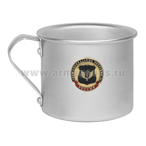 Кружка алюминиевая с мет. накладкой 0,5 л. Силы специальных операций