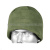 Шапка флисовая двухслойная с отворотом оливковая