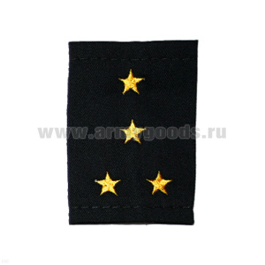 Ф/пог. черные вышит. желт. (капитан)