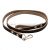 Шнур страховочный кожаный коричневый