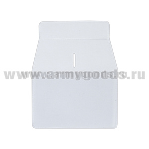 Бейдж прозрачный для работников Полиции (под пуговицу - для летней формы одежды)