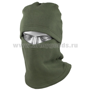 Балаклава-забрало оливковая (утепл. флисом)