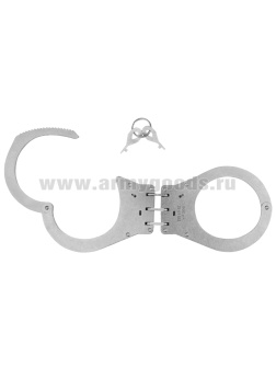 Наручники БОС (оперативные двухзвенные) ключи в комплекте (р-р 4)