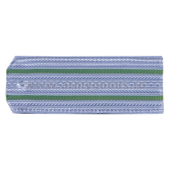 Погоны голуб. 2 зел. пр. (ПС ФСБ руб.) на пластике