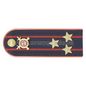 Погоны Полиции (ОВД) на китель, укомплектованные мет. фурнитурой (полковник) пластик