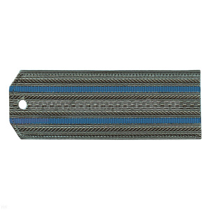 Погоны светло-оливк. 2 голуб. пр. (на рубашку) галунные