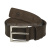 Ремень брючный кожаный (40 мм) одношпеньковый коричневый