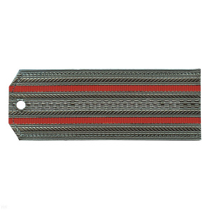 Погоны светло-оливк. 2 красн. пр. (на рубашку) галунные