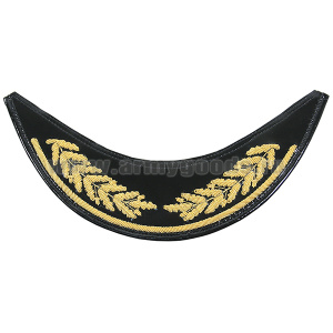 Козырек канит. (золото 3%) ВС генеральский к офисной фуражке