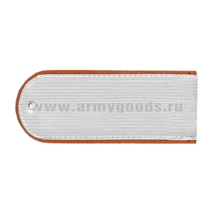 Погоны белые (оранж. кант) чистые (МЧС руб.) 12 см