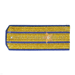 Погоны парадные золотые (металлиз.) с 2 вас. просв., вышит. канителью (майор)