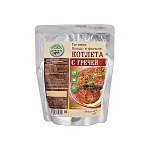 Консервы мясорастительные Котлета с гречей (250 г) (готовое блюдо в фольге) до 05.2026 и ранее