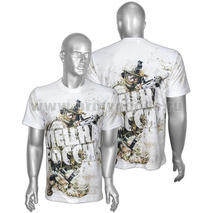 Футболка цветная (сетка) Спецназ России