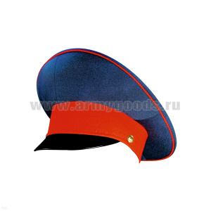 Фуражка с высокой тульей Внутренней службы МВД (переходная) синяя с красным кантом
