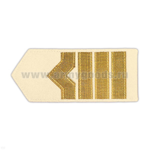 Погоны реч.фл. (жестк., галун) крем.: 9 катег.