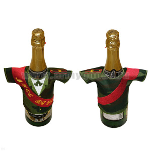 Рубашечка на бутылку сувенирная вышитая Мисс ВС РФ (кмф)