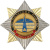 Значок мет. Орден-звезда Космические войска (эмблема нов/обр)