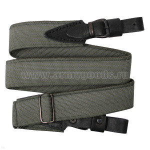 Ремень оружейный Соболь (нейлон; нескользящий слой на 2 сторонах; регулируемый) хаки