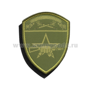 Шеврон тканый Росгвардия Оршанско-Хинганский ВО (Спецназ) полевой на липучке