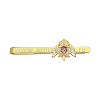 Зажим Росгвардия (жесть) со смещённым орлом