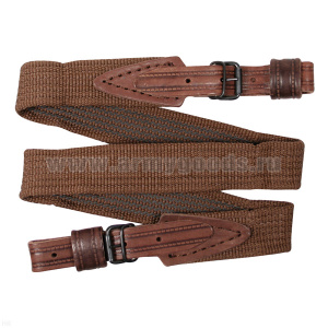 Ремень оружейный Волк (плавучий; нейлон; нескользящий слой на 1 стороне; нерегулируемый) коричневый