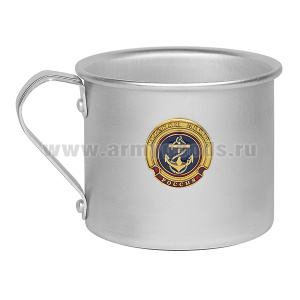 Кружка алюминиевая с мет. накладкой 0,5 л. МП