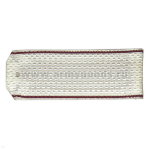 Погоны бел. крап. кант (на пластике)