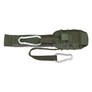 Строп эвакуационный тактический с 2 карабинами (длина 7,5 м, ширина 2 см) оливковый