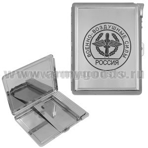 Портсигар с лазерной гравировкой ВВС