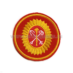 Шеврон вышит. Военный комиссариат г. Санкт-Петербург