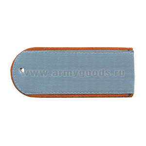 Погоны голуб. (оранж. кант) чистые (МЧС руб.) 12 см