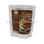 Консервы обеденные Говядина с фасолью (250 г) (готовое блюдо в фольге) до 05.2026 и ранее