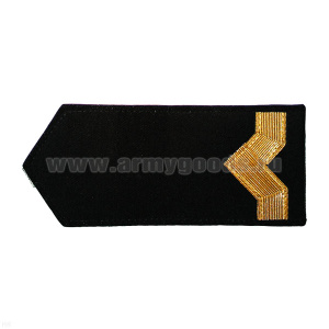 Погоны реч.фл. (жестк., галун) черн.: 5 катег.