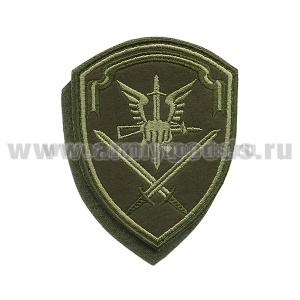 Шеврон вышит. Росгвардия Северо-Западный ВО (Органы управления сил специального назначения) полевой  на липучке