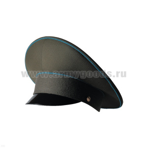 Фуражка с высокой тульей ВДВ-ВКС оливковая с голубым кантом