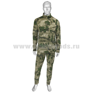 Термобелье флисовое "мох" (A-TACS FG) (фуфайка и кальсоны; 100% ПП) (С-1195) р-ры с 44 по 60
